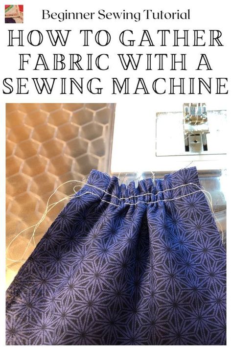 Gather Fabric Techniques, How To Sew A Gathering Stitch, Gather Stitch Sewing Machines, Sewing Gathering Tips, Gathering Stitch Sewing Machines, Gathering Fabric Techniques, How To Gather Fabric With Sewing Machine, How To Gather Fabric, Gathering Stitch