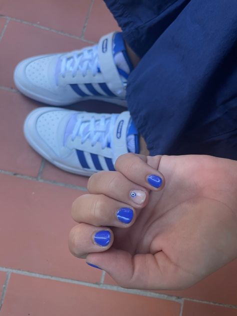 Navy blue; Adidas forum low, nails & cargo pants Blue Adidas Forum, Navy Blue Adidas, Adidas Forum Low, Forum Low, Adidas Forum, Adidas Superstar Sneaker, Blue Adidas, Superga Sneaker, Cargo Pants