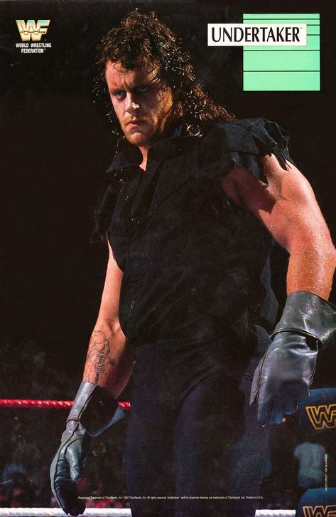 Undertaker 90s, Wwf Poster, Undertaker Wwf, Chica Heavy Metal, Elvis 68 Comeback Special, Famous Wrestlers, Lex Luger, Wwf Superstars, World Championship Wrestling