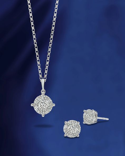 This Luminous pendant and earring set by A. Link Diamond Jewelry is a beautiful Mother’s Day gift idea, at a great price point. Diamonds are pressure-set together to give the appearance of one stunning solitaire. Such a classic piece! For more gift ideas from the A. Link and Co collection of jewelry, please be sure to visit our site!! Pendant And Earring Set, Jewelry Essentials, Everyday Essentials, Mother’s Day, Earring Set, Diamond Jewelry, Everyday Essentials Products, Diamond Earrings, Diamond Necklace