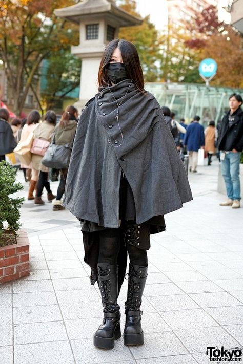 Miyuki H Naoto, Mode Harajuku, Gothic Harajuku, Dystopian Fashion, 일본 패션, Harajuku Style, Tokyo Street Style, Concept Clothing, Cyberpunk Fashion