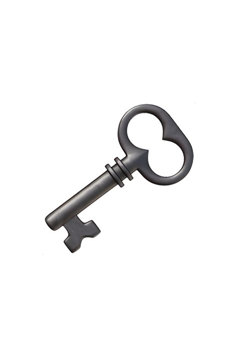 The emoji 🗝️ Old Key depicts an old-fashioned key with a long, curved handle and a jagged bit at the end. It is typically depicted in a metallic color, such as gold or silver. Key Emoji, 2024 Notion, Iphone Png, Good Apps For Iphone, Old Fashioned Key, Apple Emojis, Geometric Photography, Emoji Png, Instagram Covers