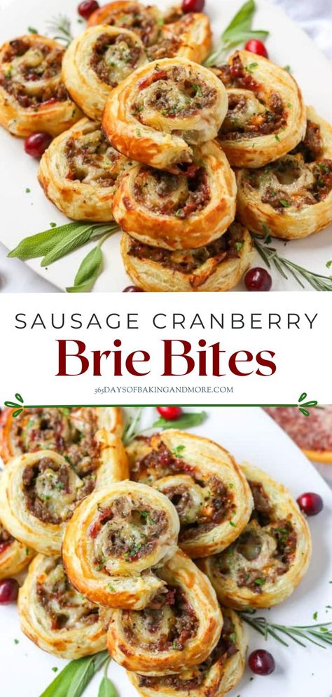 Iphone Wallpaper Minimal, Cranberry Appetizer, Cranberry Brie Bites, Cranberry Bites, Sausage Appetizers, Savoury Finger Food, Cranberry Brie, Puff Pastry Appetizers, Pastry Appetizer