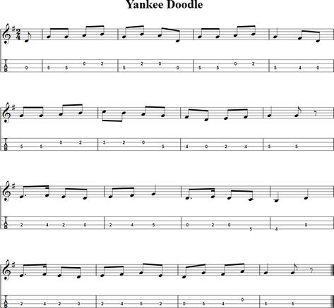 Mandolin Tabs Songs, Mandolin Songs, Mandolin Music, Mandolin Lessons, Learning Music, Yankee Doodle, Music Tabs, Learn Music, Mandolin