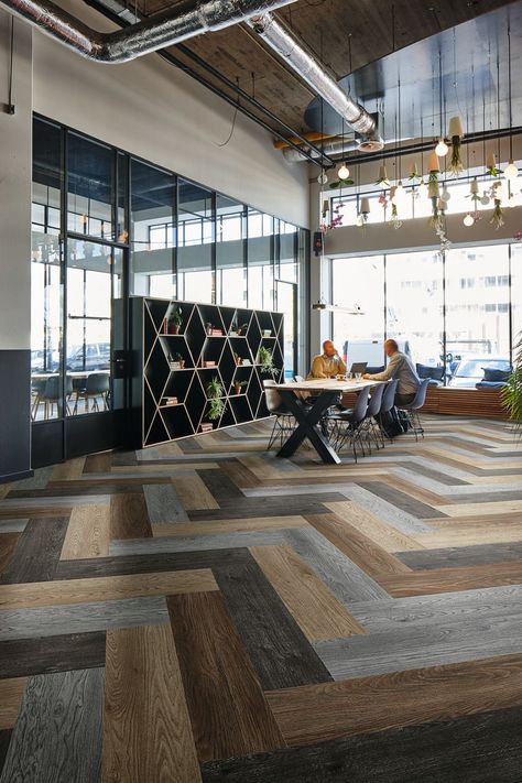 Office Flooring, Modular Tile, Porch Tile, Office Remodel, Natural Flooring, Resilient Flooring, Plank Walls, Office Floor, Vinyl Tiles