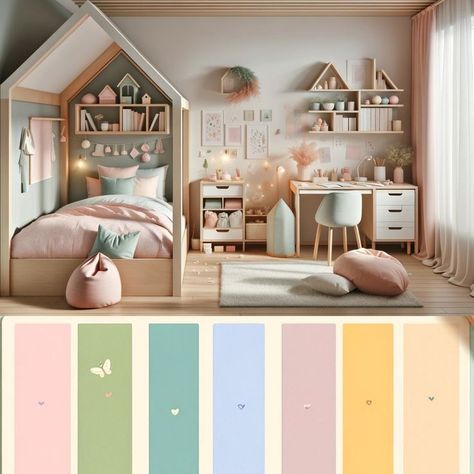 Room For 10 Year Girl, 10 Years Old Girl Bedroom, Bedroom For 8 Year Girl, 10 Year Girl Room Ideas, Girls Bedroom Ideas Age 8-10, Elsa Room, Calm Bedroom Ideas, Sage Room, Small Girls Bedrooms