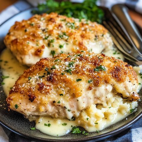 Longhorn Garlic Parmesan Crusted Chicken Recipe - Garlic Crusted Parmesan Chicken, Chicken Crusted Parmesan Recipe, Longhorn Crusted Chicken, Marscapone Chicken Recipes, Long Horns Parmesan Crusted Chicken, Rocky Top Chicken Longhorn Recipe, Awesome Chicken Recipes, Nice Chicken Recipes, Delish.com Recipes