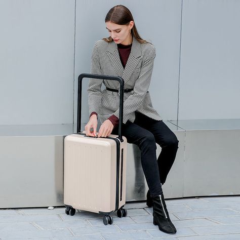 New 20 Inch Carry on Suitcase 22/24/26 Travel Trolley Luggage Bag with Wheels Fashion Female Trolley Viaje Aesthetic, Black Suitcase, Cabin Suitcase, Cabin Luggage, Luggage Case, Mens Luggage, Travel Suitcase, Carry On Suitcase, Hand Luggage