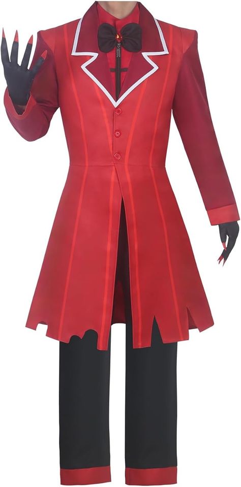 Amazon.com: ETERNALMARK Alastor Hazbin Hotel Cosplay Costume Men Anime Halloween Deluxe Clothing Suits : Clothing, Shoes & Jewelry Alastor Cosplay, Hazbin Hotel Cosplay, Anime Halloween, Alastor Hazbin Hotel, Suits Clothing, Mens Costumes, Hazbin Hotel, Halloween Outfits, Cosplay Costume