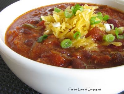 For the Love of Cooking » Beef, Black Bean and Chorizo Chili Chorizo Chili, Beef Chorizo, Cooking Beef, Chowder Soup, Chili Soup, How To Cook Beef, Favorite Recipes Dinner, Slow Cooker Chili, Beef Chili