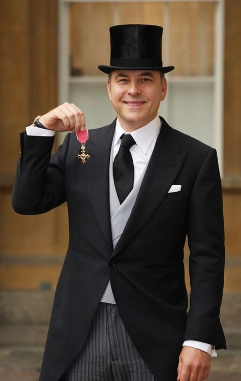 David Walliams, OBE London Palladium, Investiture Ceremony, David Walliams, David Williams, Mens Dress Outfits, Little Britain, Celebrity Friends, Britain Got Talent, Special Someone