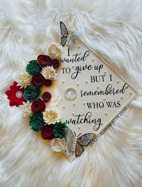 Graduation Cap Design | Graduation Cap Topper | Class 2023 | Cap Topper | Nursing Graduation Cap | Flower Graduation Cap | Grad Cap Topper by dFrugalMom on Etsy Graduation Cap Decor, Flower Graduation Cap, Flower Graduation, Grad Cap Topper, Nurse Graduation Cap, College Grad Cap Ideas, Class 2023, Graduation Cap Decoration Diy, High School Graduation Cap