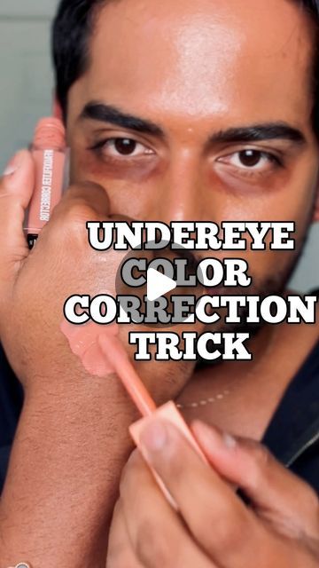 Aditya Madiraju on Instagram: "Easy everyday color correction for dark circles 👍🏽✨👀   @patricktabeauty Major Skin Hydra Lixe Foundation shade 20 @hudabeauty Faux Filter Color Corrector shade Lychee @makeupbymario Softsculpt Blur Setting Powder shade 4 + Soft Setting Spray   #undereye #darkcircles #makeuptips #colorcorrection #easymakeup #makeuptutorial" Concealer Shade Guide, Color Correction For Dark Circles, Best Color Corrector For Dark Circles, Color Corrector Guide, Best Color Corrector, Corrector For Dark Circles, Color Correct Dark Circles, Color Correction Makeup, Dark Circles Makeup