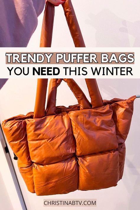 Winter 2024 calls for a puffer bag upgrade! Explore the charm of pink and white women's bags and find outfit inspiration that's on point. Elevate your style with Women's Fashion today. Winter Bags 2024, Casual Chic Style Outfits, Fashion Outfits For Winter, Women's Winter Outfit, Women's Winter Outfits, Women's Summer Outfits, Explore Outfit, Winter Handbags, Chic Style Outfits