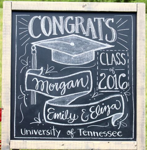 Graduation Party chalkboard decoration idea : Miss Welden Graduation Board Ideas, Graduation Door Decorations, Graduation Party Table Decorations, Door Decorations Ideas, Graduation Board, Party Chalkboard, Graduation Chalkboard, Graduation Boards, Graduation Party Table