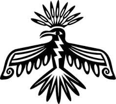 Native American Bird Symbols - nature as part of their identity Native American Bird, Thunderbird Symbol, Thunderbird Tattoo, Native American Thunderbird, Star Tattoo Meaning, Dragon Tattoo Meaning, Native American Tattoos, Tattoo Themes, Temple Decor