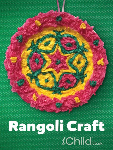 Paper Plate Rangoli, Paper Rangoli Craft, Deepavali Craft, Paper Rangoli, Rangoli Craft, Plates Crafts, Flashlight Craft, Racial Harmony, Diwali For Kids