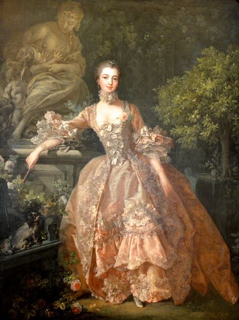 https://flic.kr/p/jNapZi | Madame de Pompadour, Francois Boucher, 1759 | The Wallace Collection, London, England: 18th Century Stomacher, Jean Antoine Watteau, Madame Pompadour, Fashion History Timeline, Istoria Modei, Revolution Art, Rococo Art, Rococo Fashion, 18th Century Fashion