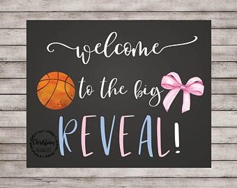 Free Throws Or Pink Bows, Basketball Gender Reveal, Instagram Cutout, Bows Gender Reveal, Basketball Baby Shower, Gender Reveal Party Favors, Gender Reveal Signs, Bee Gender Reveal, Bow Gender Reveal