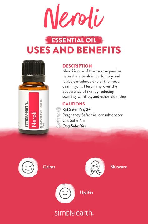 Neroli Essential Oil Benefits, Neroli Essential Oil Blends, Anti Aging Essential Oil Blend, Diy Perfumes, Perfume Blends, Essential Oil Anti Aging, Essential Oils Dogs, Esential Oils, Simply Earth