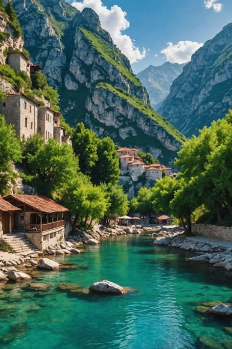 Uncover Hidden Gems in Albania That Most Tourists Miss! Albania Mountains, Albania Places, Albania Nature, Albania Aesthetic, Albanian Alps, Albania City, Albania Country, 2025 Travel, Balkan Countries