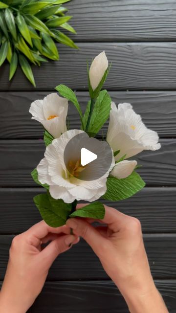 Paper Flower Projects, Crepe Paper Decorations, Crepe Paper Flowers Tutorial, Paper Flower Diy, Crepe Paper Crafts, Crepe Paper Flowers Diy, Crepe Paper Flower, Flower Projects, Paper Craft Tutorials