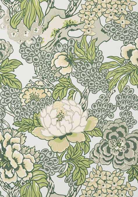 HONSHU, Robin's Egg, T75485, Collection Dynasty from Thibaut Honshu Wallpaper, Thibaut Honshu, Vintage Wallpaper Patterns, Thibaut Wallpaper, Bamboo Trellis, Wallpaper Stores, Go Wallpaper, Curtain Ideas, Downstairs Bathroom