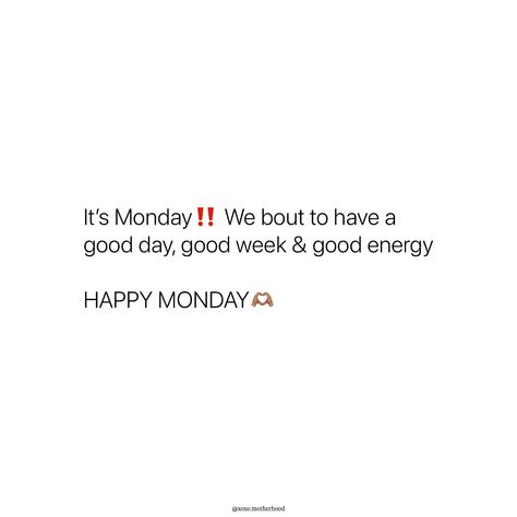 Happy Monday ❤️ Quotes About Monday Humor, Happy Monday Quotes, Happy Monday Morning, Monday Morning Quotes, Monday Vibes, Aquarius Art, Grateful Quotes, Fb Quote, Monday Motivation Quotes