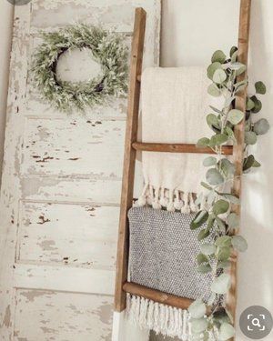 Check out this look I found on LIKEtoKNOW.it http://liketk.it/2J6xs  Download the LIKEtoKNOW.it app to see! Shabby Chic Bedroom Diy, Camera Shabby Chic, Shabby Chic Decor Bedroom, Old Ladder, Chic Bedroom Decor, Blanket Ladder, Shabby Chic Bedroom, Shabby Chic Bedrooms, Farmhouse Decoration