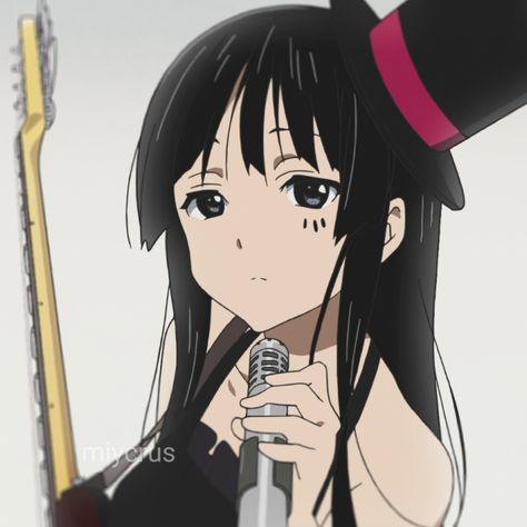 Mio Akiyama Pfp, Mio Akiyama Icon, K On Pfp, Mio Akiyama, K On, Anime