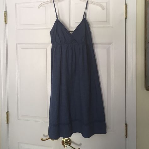 Never Worn! Summer Core, Denim Sundress, Preppy Fits, Pretty Clothes, Dream Clothes, Halter Formal Dress, Pretty Outfits, Sundress, Sleeveless Dress