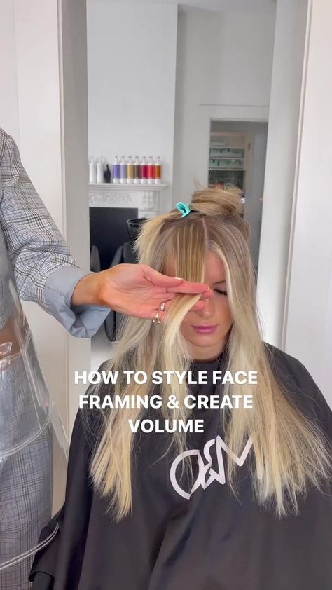 Friday Feature: Amelia Jane Hextell (@ameliajanehair) Sound on 🔊 to hear how Amelia styles face-framing layers with added volume using the ghd curve soft curl tong. ✨ #ghdfridayfeature #ghdduetstyle #hairtutorial #ghdprofessional | ghd Professional | How To Style Face Framing Layers, Face Framing Curls, Ghd Curve, Curl Tutorial, Framing Layers, Face Framing Layers, Soft Curls, Long Layers, Face Framing