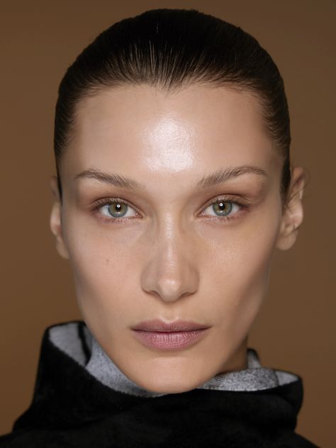 Bella Hadid Nose, Bella Hadid Makeup, Elsa Hair, Frozen Face, 3d Templates, Face Tools, Gua Sha Facial, High Cheekbones, Bare Face