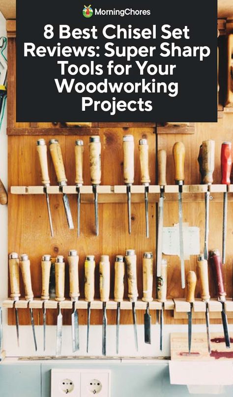 8 Best Chisel Set Reviews: Super Sharp Tools for Your Woodworking Projects Wood Lathe Projects, Woodworking Plans Storage, Modern Woodworking, Woodworking Chisels, Wood Chisel, Woodworking Lathe, Wood Crafting Tools, Chisel Set, Lathe Projects