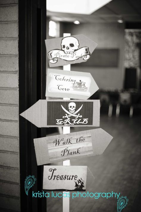 jake, sam and carter are four {pirate birthday party} | krista lucas photography {blog} Mermaid Classroom, Goonies Party, Pirate Christmas, Pirate Craft, Mermaid Pirate Party, Use Your Words, Pirate Wedding, Holiday Quote, Pirate Decor