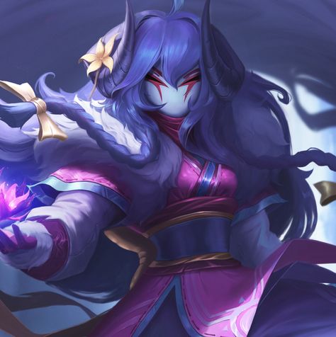 Spirit Blossom Kindred, Kindred League Of Legends, Lambs And Wolves, Spirit Blossom, League Of Legends Game, League Of Legends Characters, Splash Art, Spirited Art, Lol League Of Legends