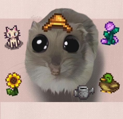 Me when I have to stop playing stardew valley and be an adult - #sadhamster #hamster #meme #art #digitalart #stardewvalley #stardewvalleymemes #procreate #silly #animalart #art #artist #stardewvalleyfanart Stardew Valley Reaction Pic, Stardew Valley Emotes, Stardew Pfp, Stardew Valley Icons, Stardew Valley Pfp, Leah Stardew Valley, Stardew Valley Farmer, Stardew Valley Memes, Stardew Valley Art