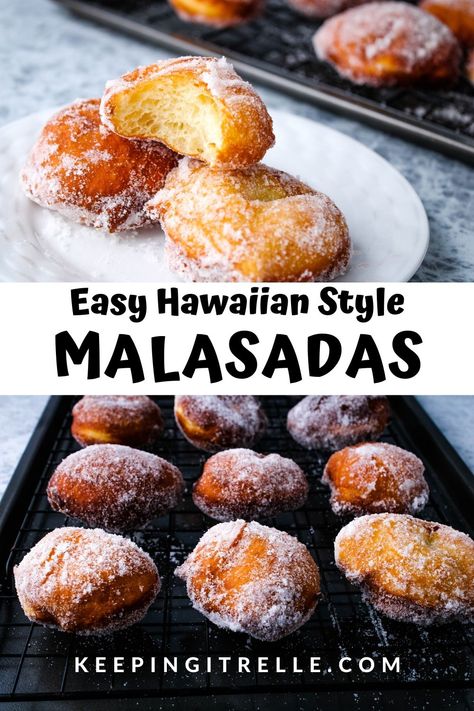 Malasadas Recipe, Wylde Flowers, Hawaiian Dessert Recipes, Hawaiian Desserts, Local Recipes, Fest Mad, Hawaiian Dishes, Yeast Breads, Hawaii Food