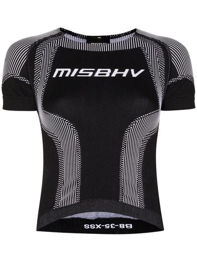 Click to view more detailed imagery on our partner's website Misbhv Outfit Kpop, Misbhv Active Top, Misbhv Shirt, Misbhv Outfit, Misbhv Top, Eco Materials, Break The Rules, Knit Logo, Compression Shirt