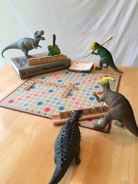 Dinovember Scrabble Figure Display Ideas, Toy Dinosaurs, Plastic Dinosaurs, Figure Display, Dinosaurs Figures, Dinosaur Funny, The Good Dinosaur, The Toys, Dinosaur Toys