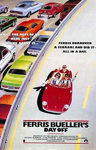 Ferris Bueller’s Day Off, Ferris Bueller's Day Off, Posters Decor, Ferris Bueller, Dorm Posters, Classic Movie Posters, Movie Poster Wall, Paramount Pictures, Movie Posters Vintage