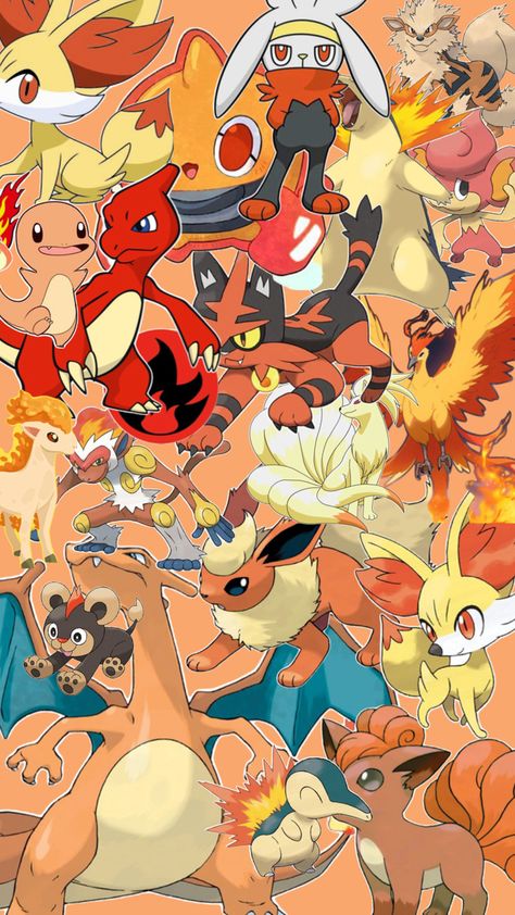 cute fire type wallpaper Fire Pokemon Wallpaper, Pokemon Fire Type, Fire Type Pokemon, For Lock Screen, Fire Type Pokémon, Fire Pokemon, Type Wallpaper, Pokemon Wallpaper, Type Pokemon