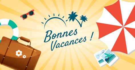 Image bonnes vacances pour Facebook Instagram - Carte pour souhaiter de bonnes vacances à tou Facebook Instagram, Showroom, Cool Pictures, Fort, Clip Art, Holidays, In This Moment, Christmas