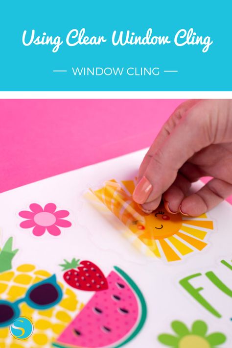 We can use things like Silhouette’s window cling material and fun, colorful designs to keep a little bit of summer in our lives all year round. Keep reading to see how you can make your very own summer window clings! Crafts With Window Clings, Window Cling Ideas, Diy Window Clings Cricut, How To Make Window Clings, Window Clings Cricut, Diy Window Clings How To Make, Cricut Window Cling Ideas, How To Make Window Clings With Cricut, Suncatcher Vinyl