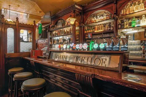 Top 10 bars and pubs in Dublin that locals swear by Irish Pub Interior, Pubs In Dublin, Irish Pub Design, Dublin Pubs, Irish Bar, Pub Interior, Wooden Panelling, Pub Sheds, Pub Design