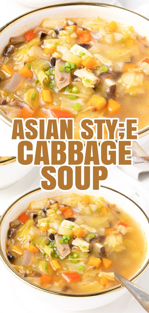 Craving a flavorful and comforting soup? Try this Hot and Sour Cabbage Soup recipe! Packed with a balance of heat and tanginess, this soup is a delight for your taste buds. Whether you're seeking comfort on a chilly day or a bold flavor experience, this cabbage soup has got you covered. Ladle up a bowl and savor the heartwarming flavors today! 🥣🥬 #HotAndSourCabbageSoup #ComfortFood #FlavorfulSoups Cabagge Soup, Sour Cabbage Soup, Vegan Filipino, Cabbage Health Benefits, Sweet And Sour Cabbage, Cabbage Benefits, Detox Soup Cabbage, Soup Asian, Sour Cabbage