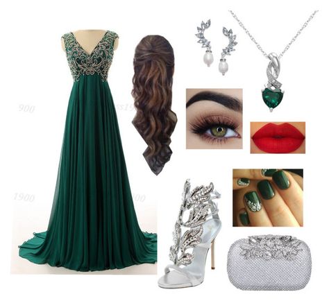 Slytherin Gown Yule Ball, Slytherin Gown, Ball Outfit Women, Slytherin Dresses, Slytherin Inspired Outfits, Slytherin Yule Ball, Princess Dress Aesthetic, Yule Ball Dresses, Slytherin Dress