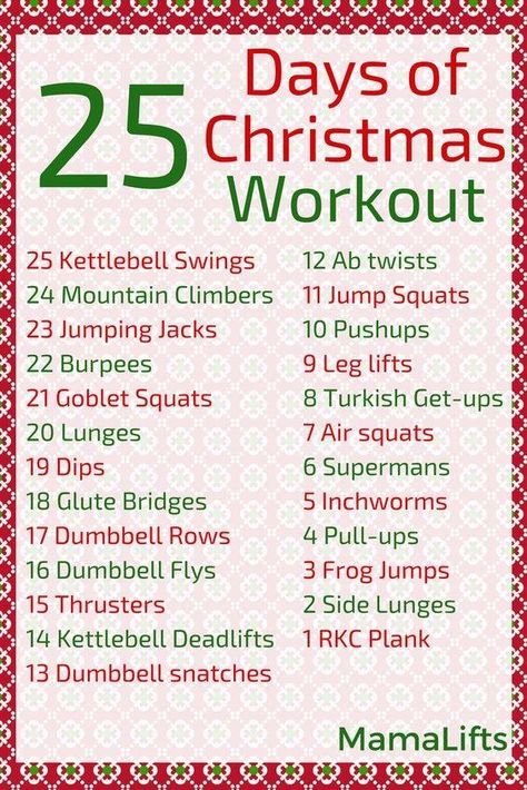 Fitness Bingo, Christmas Workout, Holiday Workout, Coconut Health Benefits, Stomach Ulcers, 25 Days Of Christmas, Kettlebell Swings, Kettlebell, Fitness Training