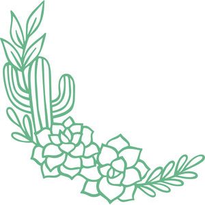 Boho Cricut Ideas, Cactus Clipart Black And White, Succulent Svg, Hat Burning, Idee Cricut, Cricut Projects Beginner, Cactus Decor, Diy Cricut, Silhouette Design Store