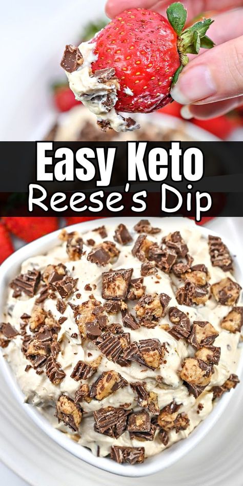 Keto Reese\'s Dip #ketoreesesdip #reesesdip Keto Dessert Dip Recipes, Keto Sweets Easy Simple Quick, Low Carb Cool Whip Desserts, Desert Sauces, Reese's Recipes, Stylish Cravings, Tailgate Desserts, Keto Dips, Dessert Dip Recipes